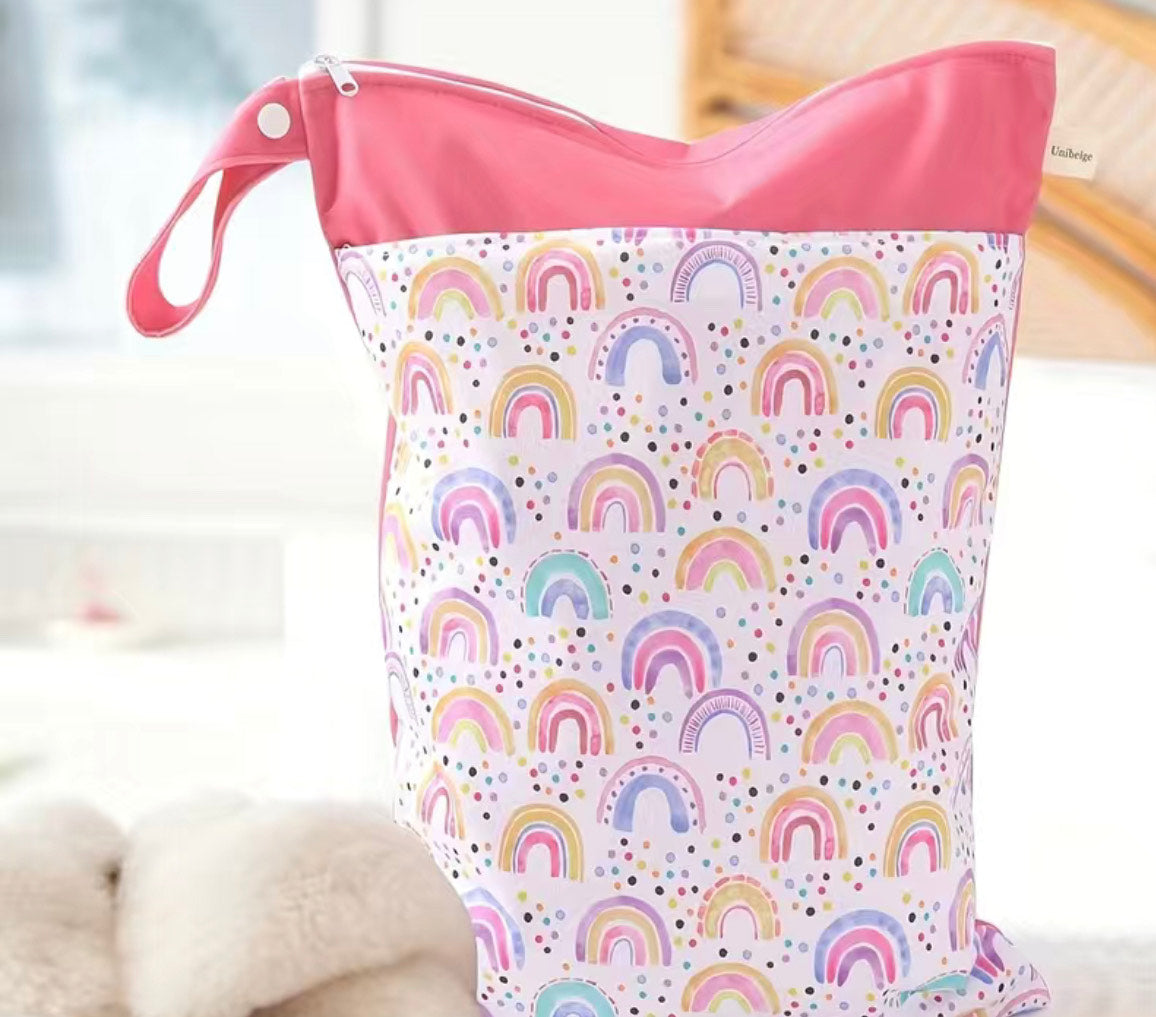 WATERPROOF WET BAG WITH 2 ZIP SECTIONS