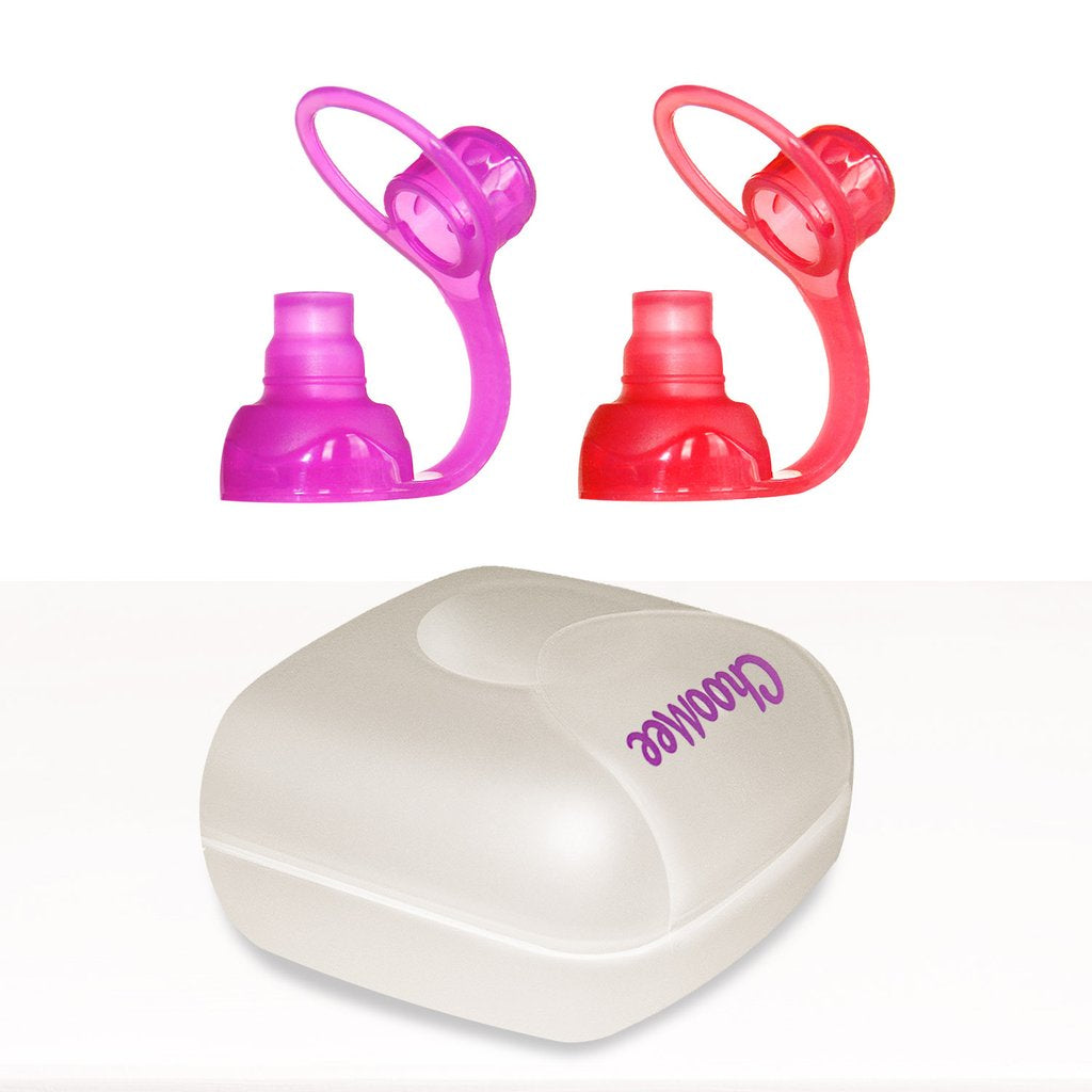 CHOOMEE POUCH TOPS - ONLY COMES OUT WHEN THEY SUCK, NOT WHEN SQUEEZED