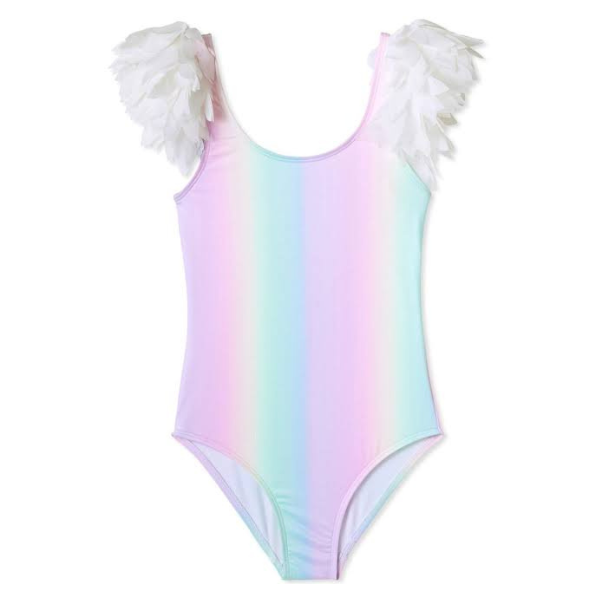 STELLA COVE PINK RAINBOW TANK WITH PETALS