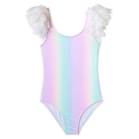 STELLA COVE PINK RAINBOW TANK WITH PETALS