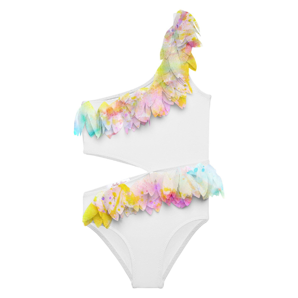 STELLA COVE CITRUS PETAL CUT OUT TANK