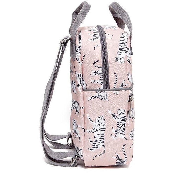 PETIT MONKEY WHITE TIGERS BACKPACK - DESIGNED IN THE NETHERLANDS, CREATED USING RECYCLED BOTTLES