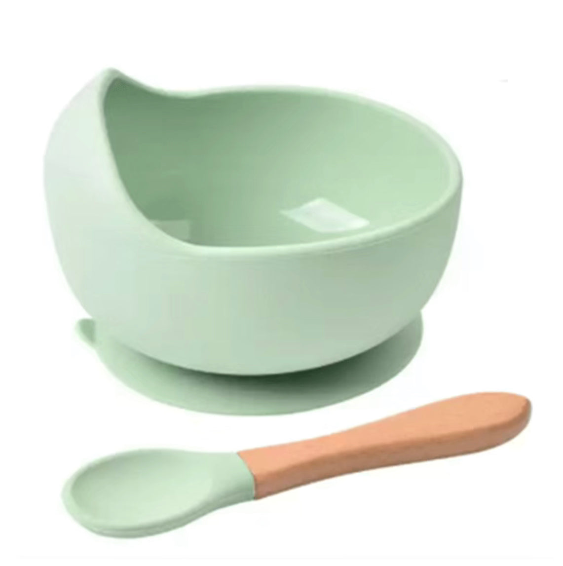 NEW! SILICONE BOWL WITH SUCTION -  3 COLOURS