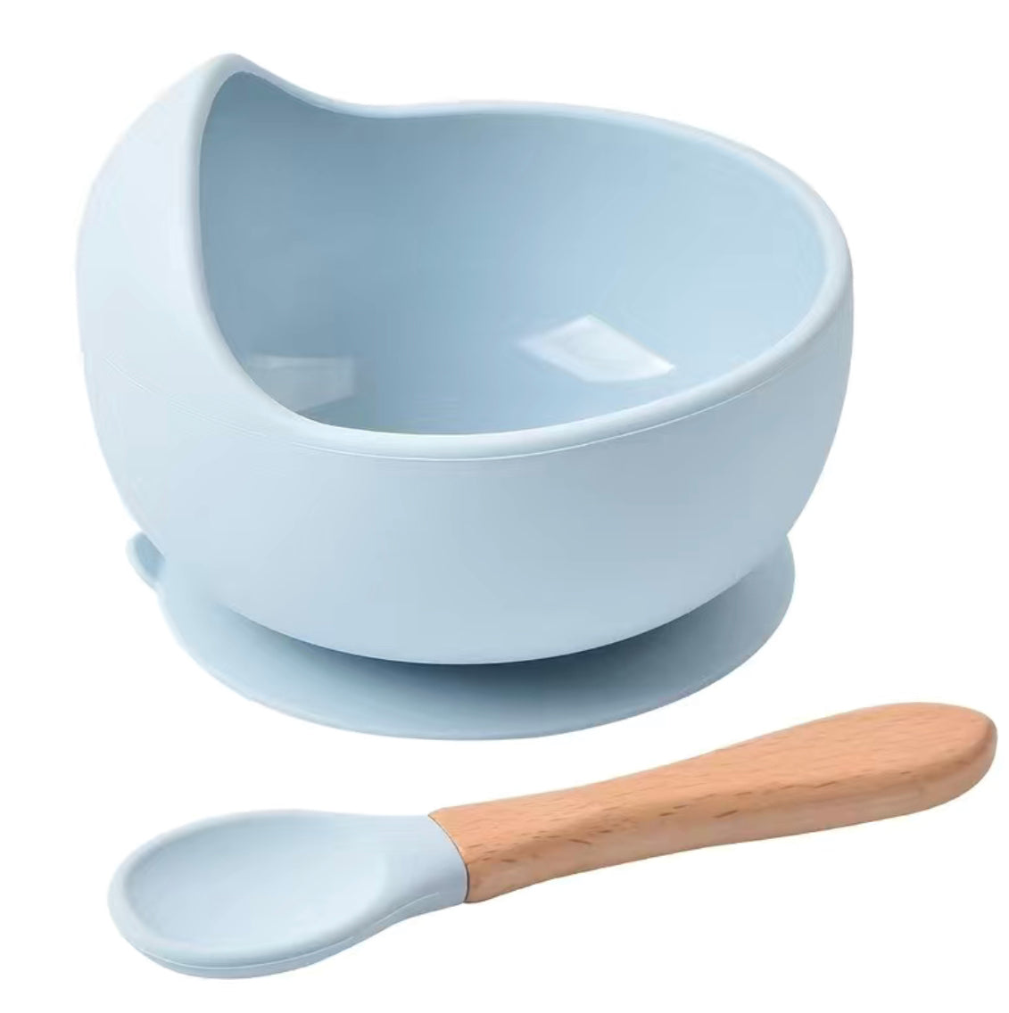 NEW! SILICONE BOWL WITH SUCTION -  3 COLOURS